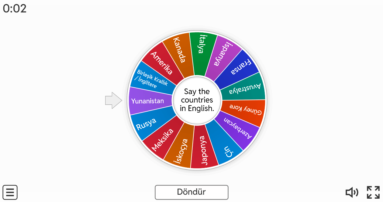 Yeni Müfredat - 5.1 School Life - Countries 4